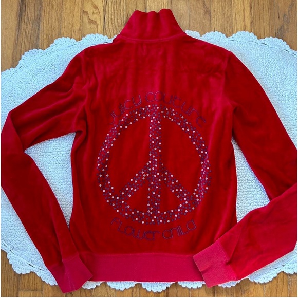 Juicy Couture Jackets & Blazers - Red y2k juicy couture vintage 2000s jacket